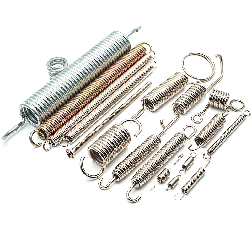 Custom extension springs with hook ends manufactured to specification — Minuteman Spring Company